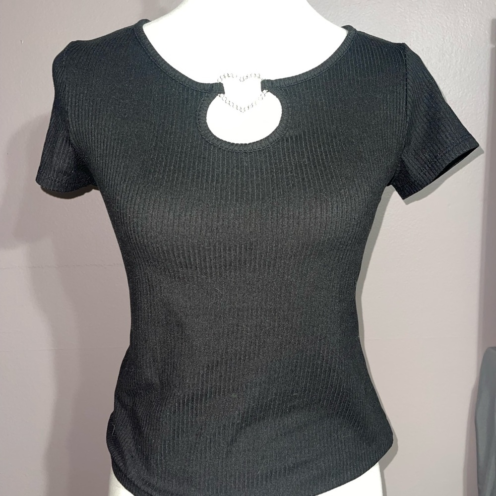 Wild Love Black Heart Detail Top | L